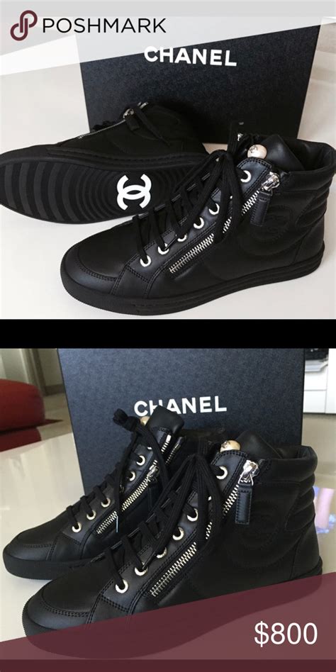 chanel shoe sneaker|authentic chanel sneakers.